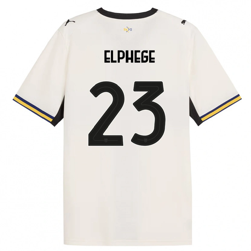 Danxen Kinderen Nesta Elphege #23 Off-White Zwart Geel Thuisshirt Thuistenue 2026/27 T-Shirt België