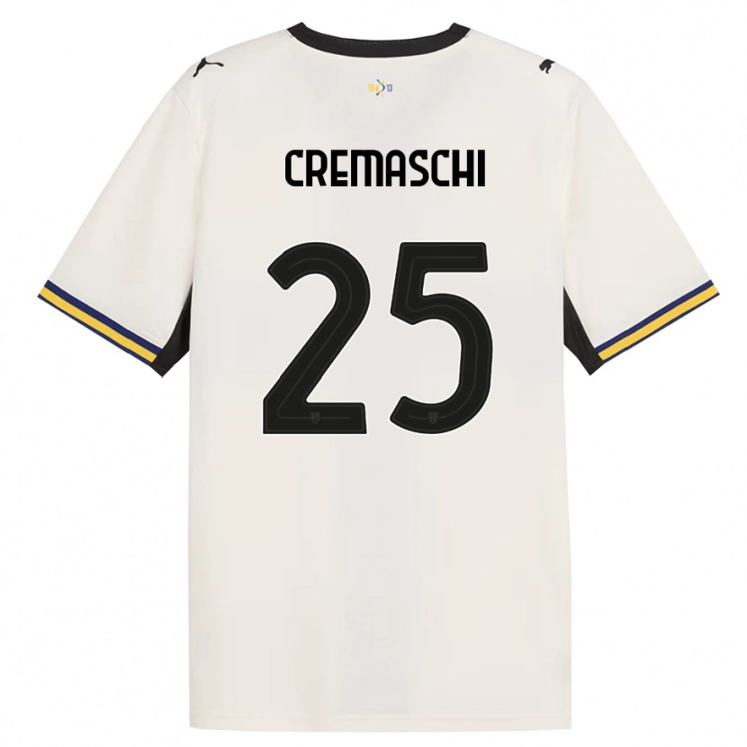 Danxen Kinderen Benja Cremaschi #25 Off-White Zwart Geel Thuisshirt Thuistenue 2026/27 T-Shirt België