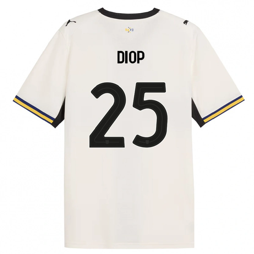Danxen Kinderen Doro Diop #25 Off-White Zwart Geel Thuisshirt Thuistenue 2026/27 T-Shirt België