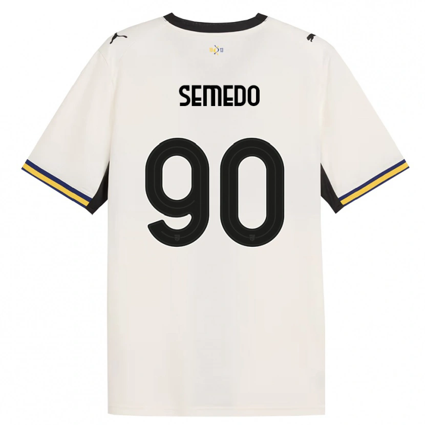Danxen Kinderen Afonso Semedo #90 Off-White Zwart Geel Thuisshirt Thuistenue 2026/27 T-Shirt België