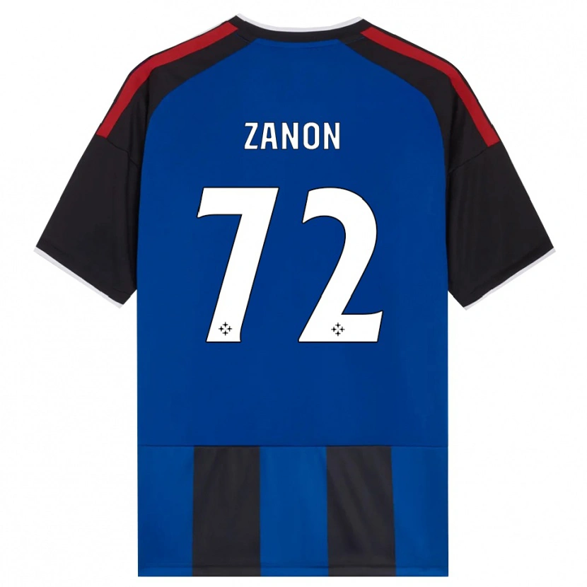 Danxen Kinderen Simone Zanon #72 Zwart Rood Wit Blauw Thuisshirt Thuistenue 2026/27 T-Shirt België
