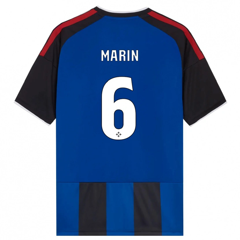 Danxen Kinderen Marius Marin #6 Zwart Rood Wit Blauw Thuisshirt Thuistenue 2026/27 T-Shirt België