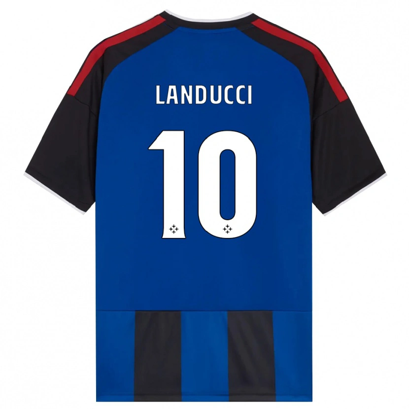 Danxen Kinderen Umberto Landucci #10 Zwart Rood Wit Blauw Thuisshirt Thuistenue 2026/27 T-Shirt België