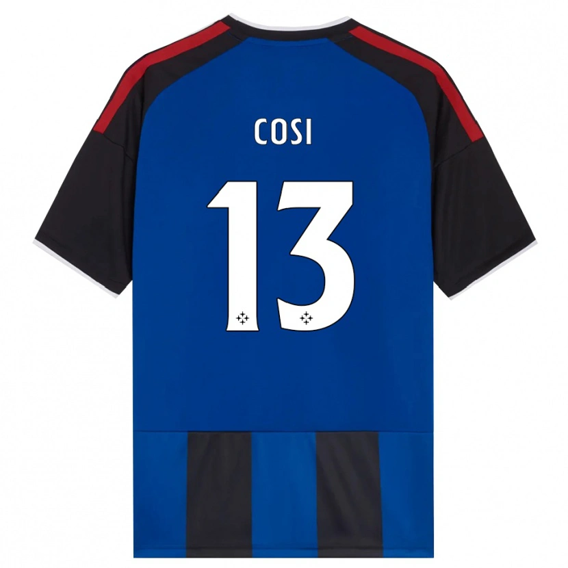Danxen Kinderen Tommaso Cosi #13 Zwart Rood Wit Blauw Thuisshirt Thuistenue 2026/27 T-Shirt België