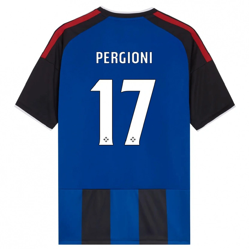 Danxen Kinderen Kevin Pergioni #17 Zwart Rood Wit Blauw Thuisshirt Thuistenue 2026/27 T-Shirt België