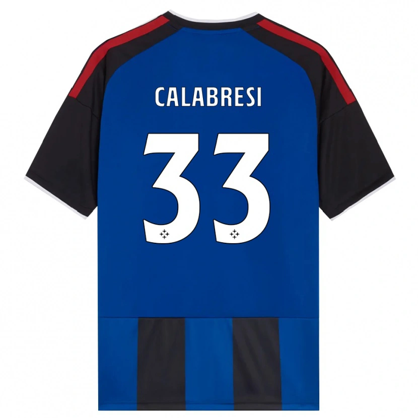 Danxen Kinderen Arturo Calabresi #33 Zwart Rood Wit Blauw Thuisshirt Thuistenue 2026/27 T-Shirt België