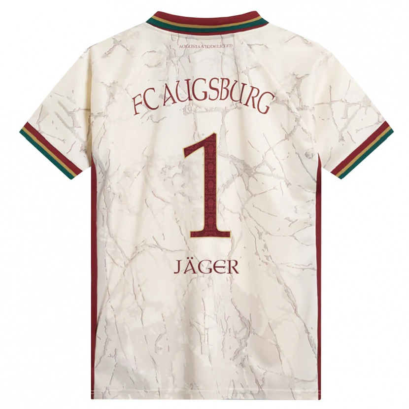 Danxen Kinderen Tobias Jäger #1 Groen Rijst Wit Bordeauxrood Thuisshirt Thuistenue 2026/27 T-Shirt België