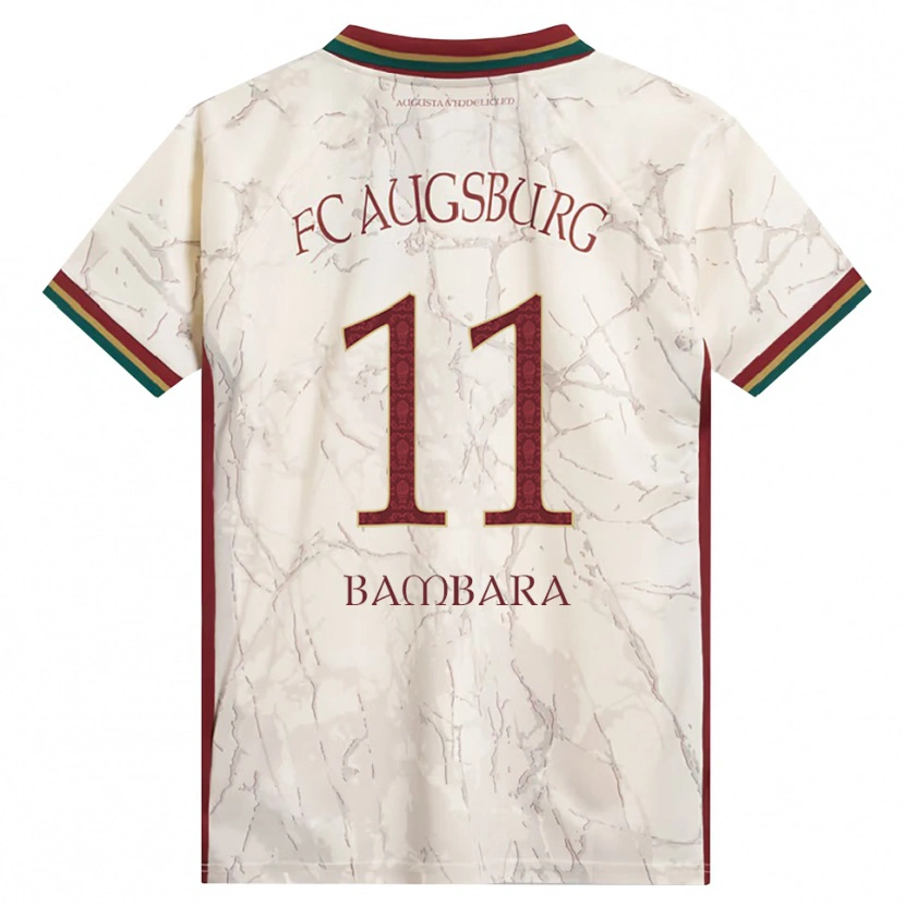 Danxen Kinderen Jermaine Bambara #11 Groen Rijst Wit Bordeauxrood Thuisshirt Thuistenue 2026/27 T-Shirt België