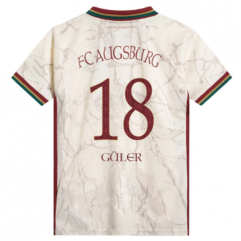 Danxen Kinderen Mete Güler #18 Groen Rijst Wit Bordeauxrood Thuisshirt Thuistenue 2026/27 T-Shirt België