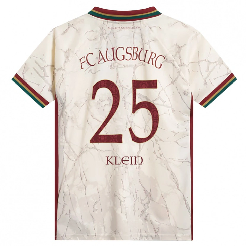 Danxen Kinderen Daniel Klein #25 Groen Rijst Wit Bordeauxrood Thuisshirt Thuistenue 2026/27 T-Shirt België