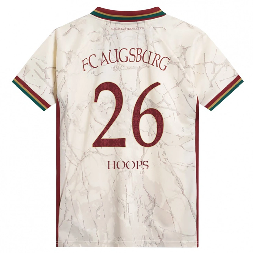 Danxen Kinderen Tim Hoops #26 Groen Rijst Wit Bordeauxrood Thuisshirt Thuistenue 2026/27 T-Shirt België