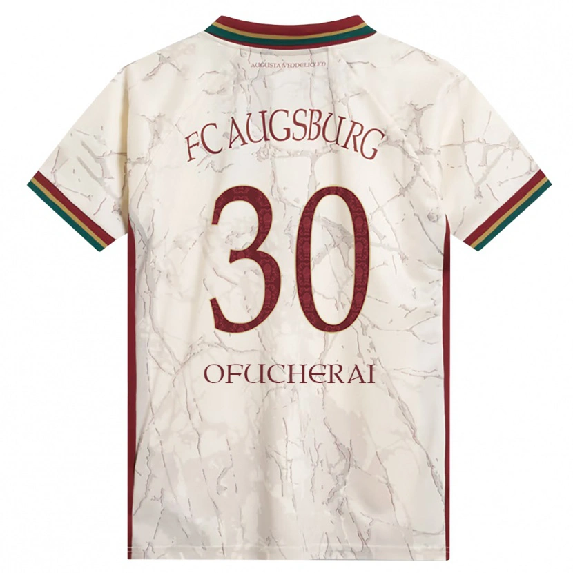 Danxen Kinderen Isaac Ofucherai #30 Groen Rijst Wit Bordeauxrood Thuisshirt Thuistenue 2026/27 T-Shirt België