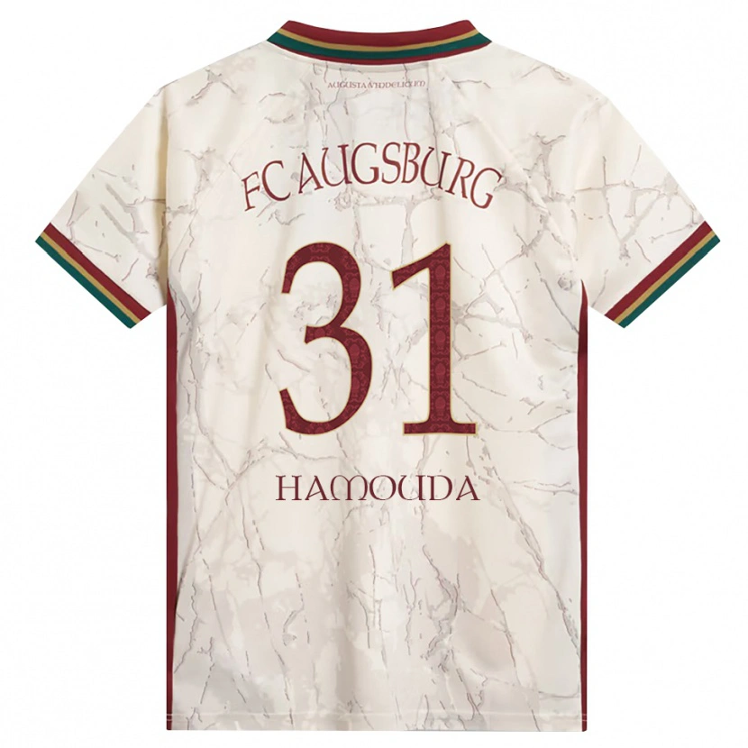 Danxen Kinderen Hania Hamouda #31 Groen Rijst Wit Bordeauxrood Thuisshirt Thuistenue 2026/27 T-Shirt België