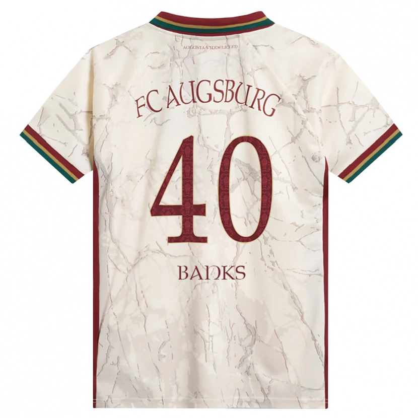 Danxen Kinderen Noahkai Banks #40 Groen Rijst Wit Bordeauxrood Thuisshirt Thuistenue 2026/27 T-Shirt België