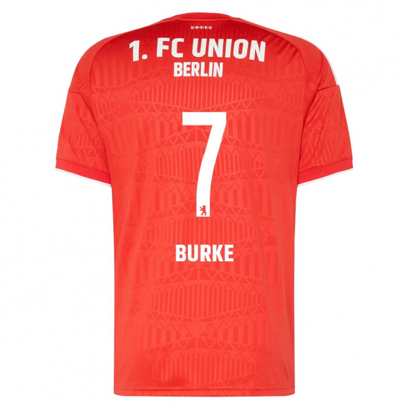 Danxen Kinderen Oliver Burke #7 Rood Wit Thuisshirt Thuistenue 2026/27 T-Shirt België