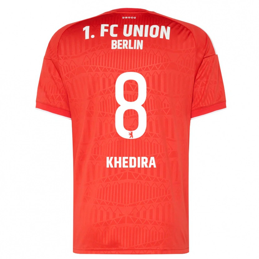 Danxen Kinderen Rani Khedira #8 Rood Wit Thuisshirt Thuistenue 2026/27 T-Shirt België