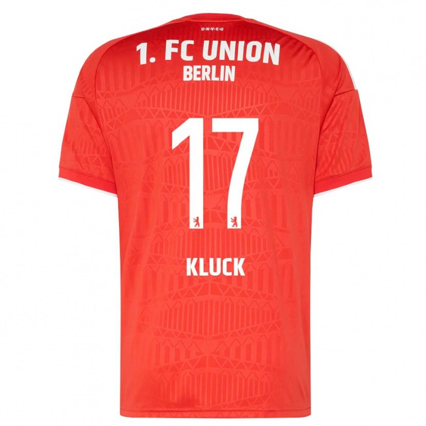 Danxen Kinderen Pierre Kluck #17 Rood Wit Thuisshirt Thuistenue 2026/27 T-Shirt België