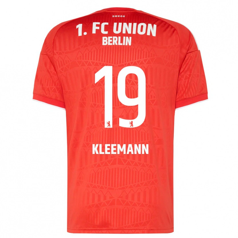 Danxen Kinderen Matti Kleemann #19 Rood Wit Thuisshirt Thuistenue 2026/27 T-Shirt België