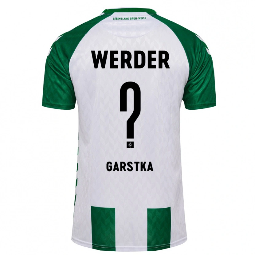 Danxen Kinderen Maximilian Garstka #0 Groen Wit Thuisshirt Thuistenue 2026/27 T-Shirt België
