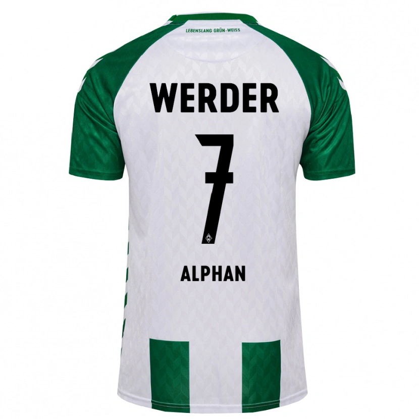 Danxen Kinderen Metehan Alphan #7 Groen Wit Thuisshirt Thuistenue 2026/27 T-Shirt België