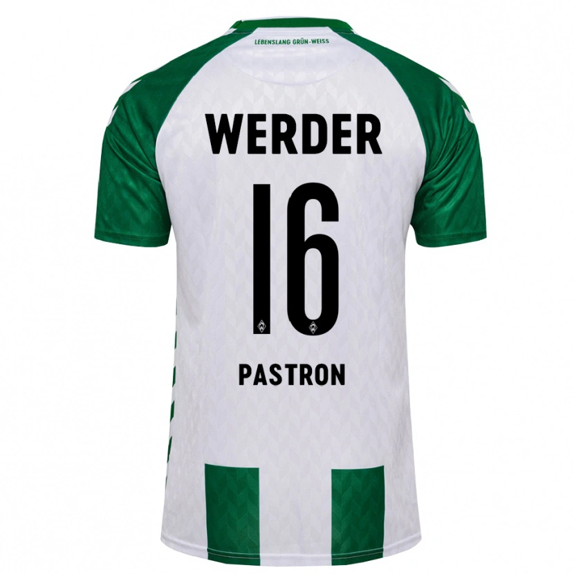 Danxen Kinderen Alvin Pastron #16 Groen Wit Thuisshirt Thuistenue 2026/27 T-Shirt België