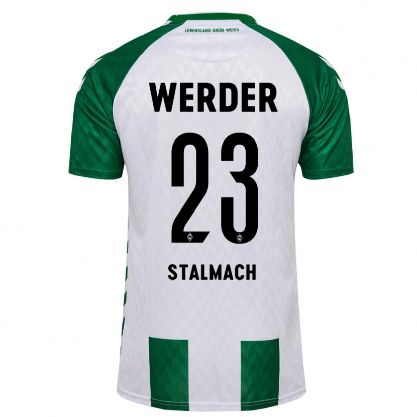 Danxen Kinderen Dariusz Stalmach #23 Groen Wit Thuisshirt Thuistenue 2026/27 T-Shirt België