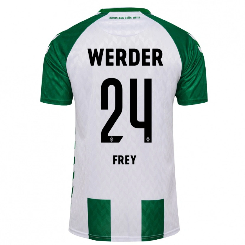 Danxen Kinderen Elias Frey #24 Groen Wit Thuisshirt Thuistenue 2026/27 T-Shirt België