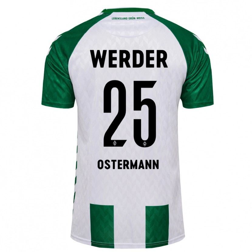 Danxen Kinderen Ben Ostermann #25 Groen Wit Thuisshirt Thuistenue 2026/27 T-Shirt België