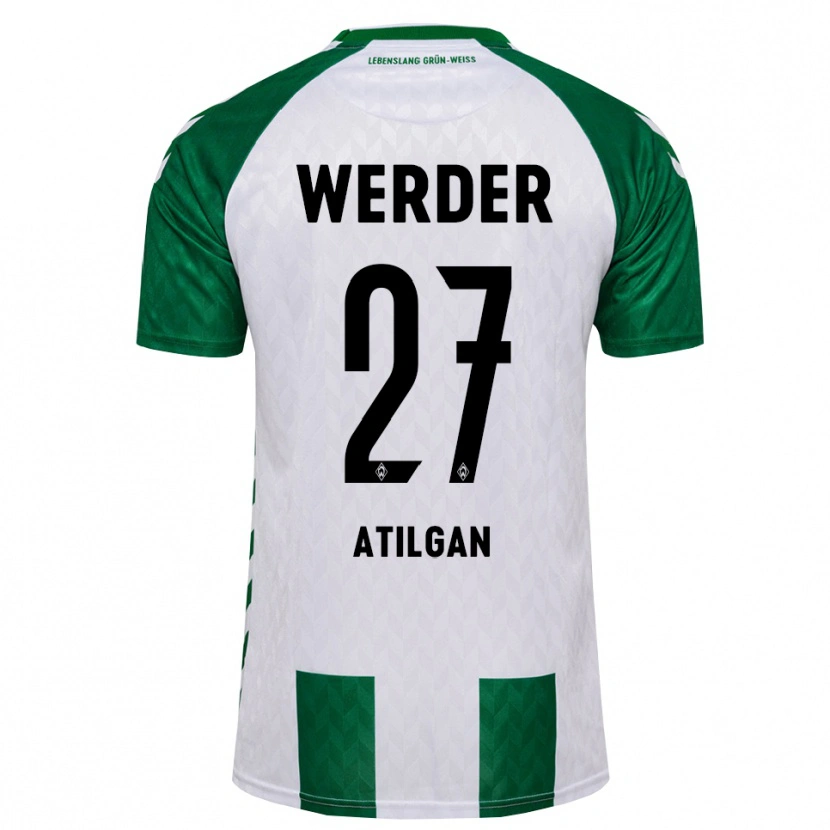 Danxen Kinderen Ahmed Atilgan #27 Groen Wit Thuisshirt Thuistenue 2026/27 T-Shirt België