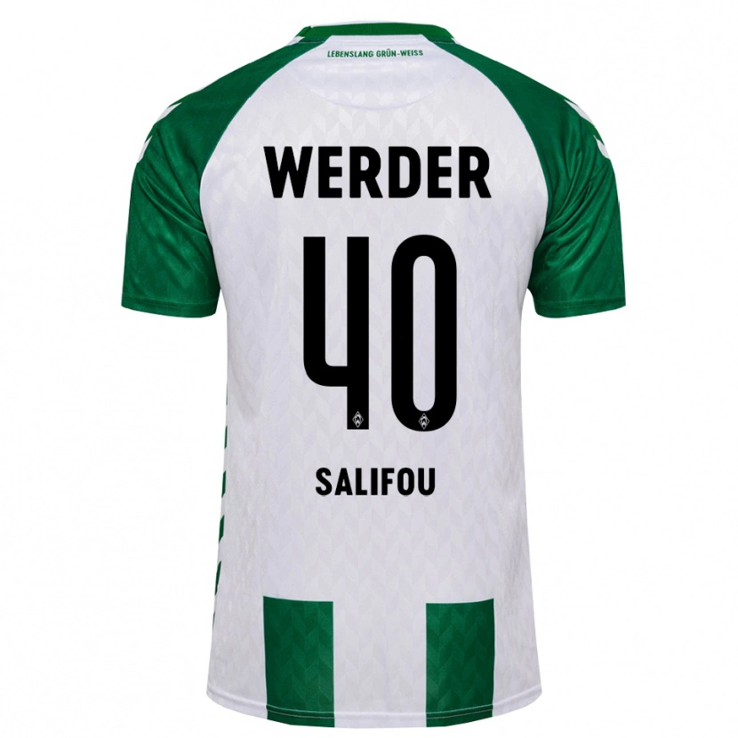 Danxen Kinderen Dikeni Salifou #40 Groen Wit Thuisshirt Thuistenue 2026/27 T-Shirt België