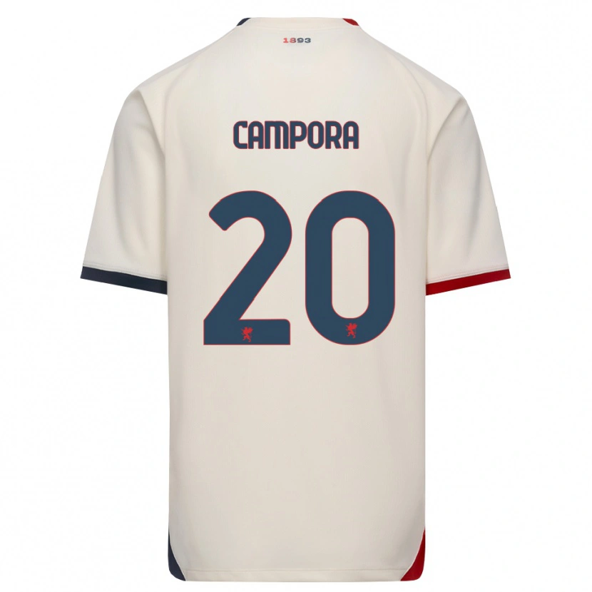 Danxen Kinderen Alice Campora #20 Off-White Rood Uitshirt Uittenue 2026/27 T-Shirt België