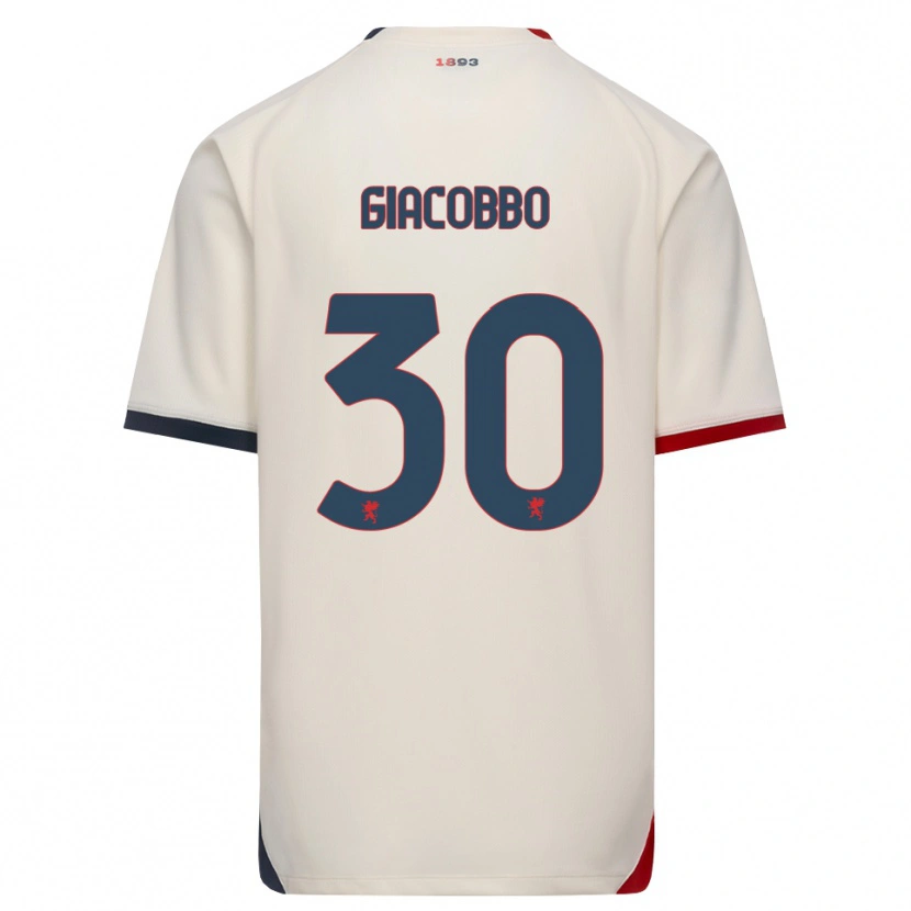 Danxen Kinderen Giulia Giacobbo #30 Off-White Rood Uitshirt Uittenue 2026/27 T-Shirt België