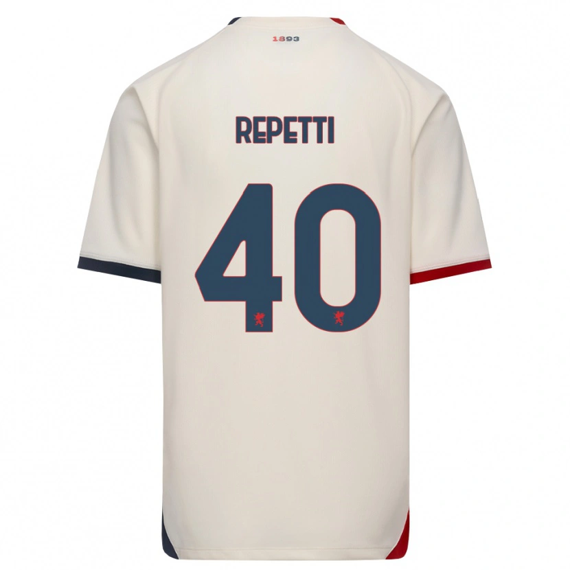 Danxen Kinderen Chiara Repetti #40 Off-White Rood Uitshirt Uittenue 2026/27 T-Shirt België