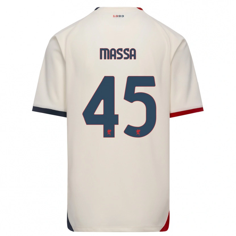 Danxen Kinderen Alessandra Massa #45 Off-White Rood Uitshirt Uittenue 2026/27 T-Shirt België