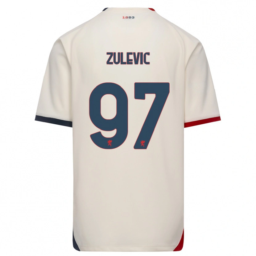 Danxen Kinderen Adam Zulevic #97 Off-White Rood Uitshirt Uittenue 2026/27 T-Shirt België