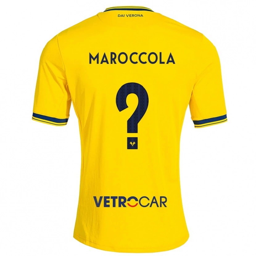 Danxen Kinderen Francesco Maroccola #0 Geel Rood Uitshirt Uittenue 2026/27 T-Shirt België