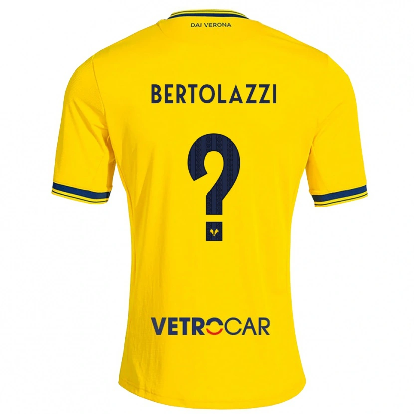 Danxen Kinderen Giovanni Bertolazzi #0 Geel Rood Uitshirt Uittenue 2026/27 T-Shirt België