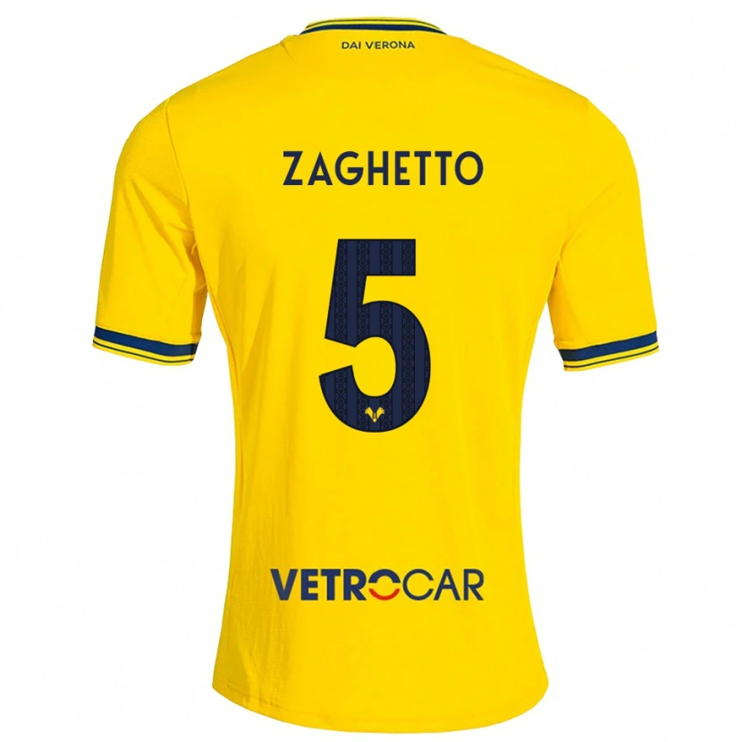 Danxen Kinderen Habib Zaghetto #5 Geel Rood Uitshirt Uittenue 2026/27 T-Shirt België