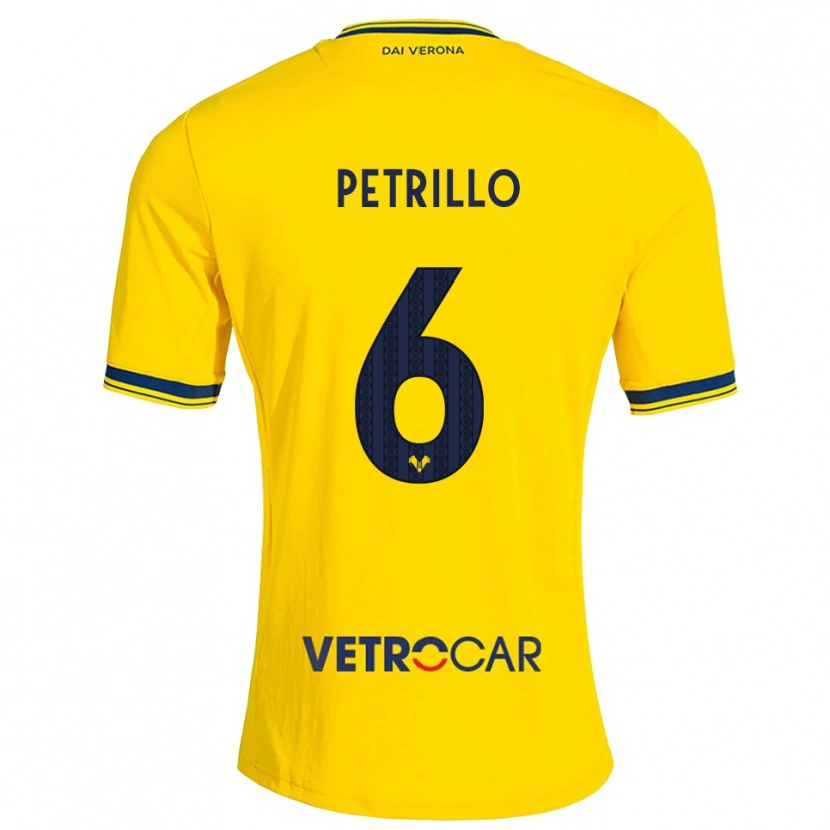 Danxen Kinderen Mary Clare Petrillo #6 Geel Rood Uitshirt Uittenue 2026/27 T-Shirt België