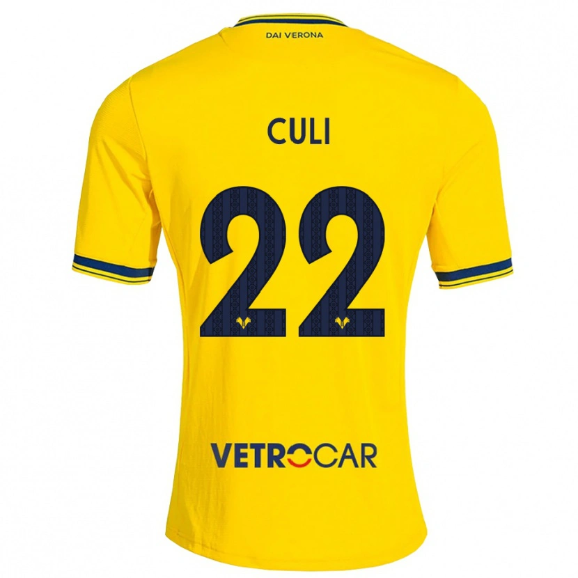 Danxen Kinderen Daniel Culi #22 Geel Rood Uitshirt Uittenue 2026/27 T-Shirt België