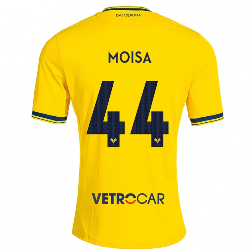 Danxen Kinderen Davide Moisa #44 Geel Rood Uitshirt Uittenue 2026/27 T-Shirt België