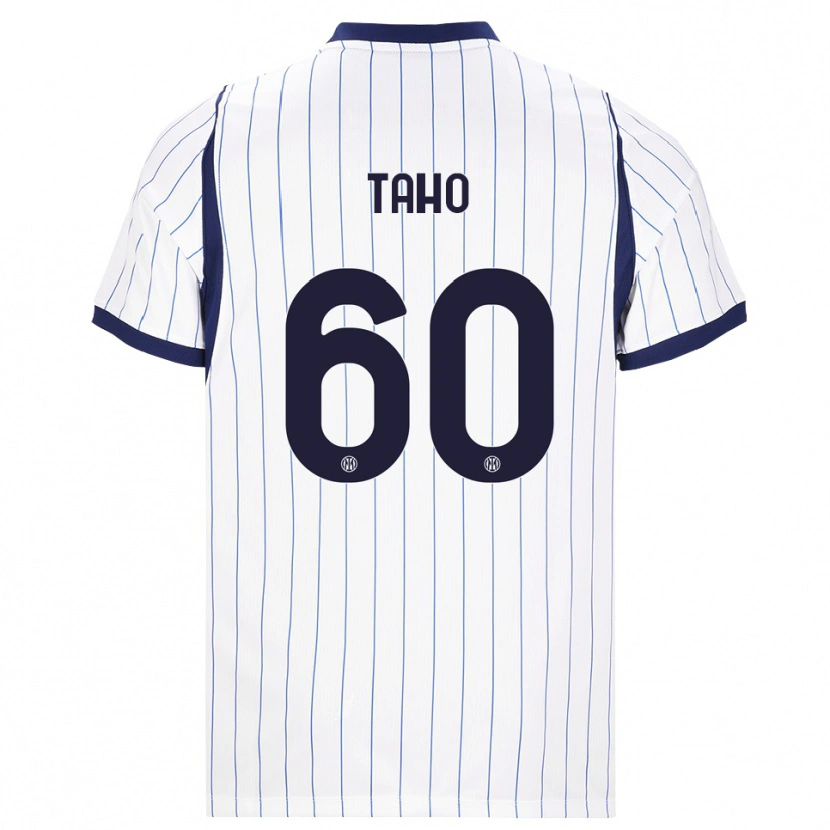 Danxen Kinderen Alain Taho #60 Wit Marineblauw Uitshirt Uittenue 2026/27 T-Shirt België