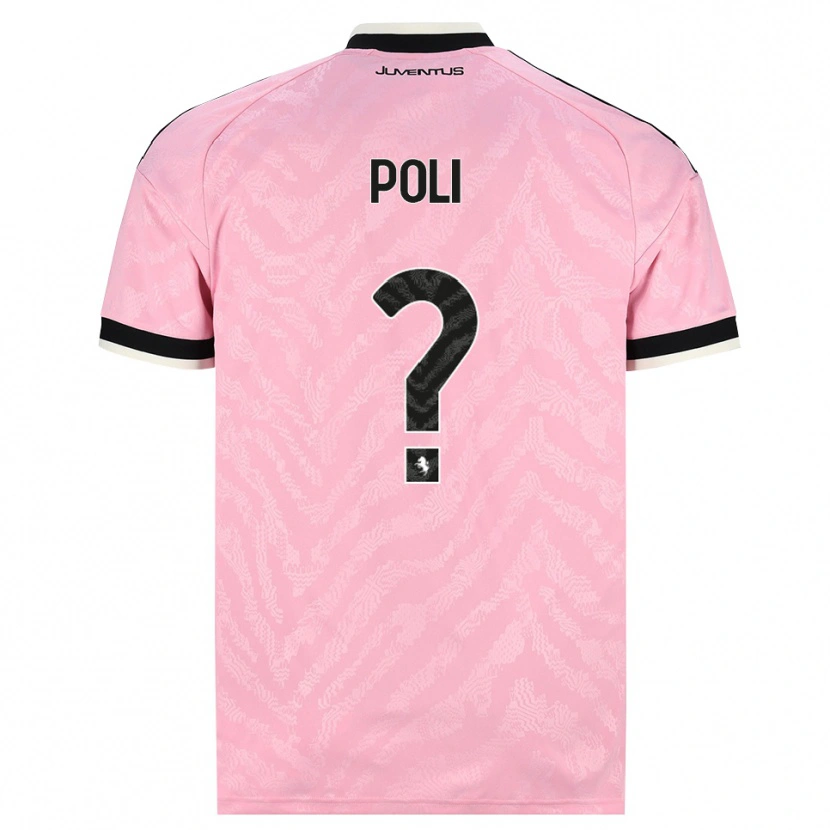 Danxen Kinderen Fabrizio Poli #0 Roze Zwart Uitshirt Uittenue 2026/27 T-Shirt België
