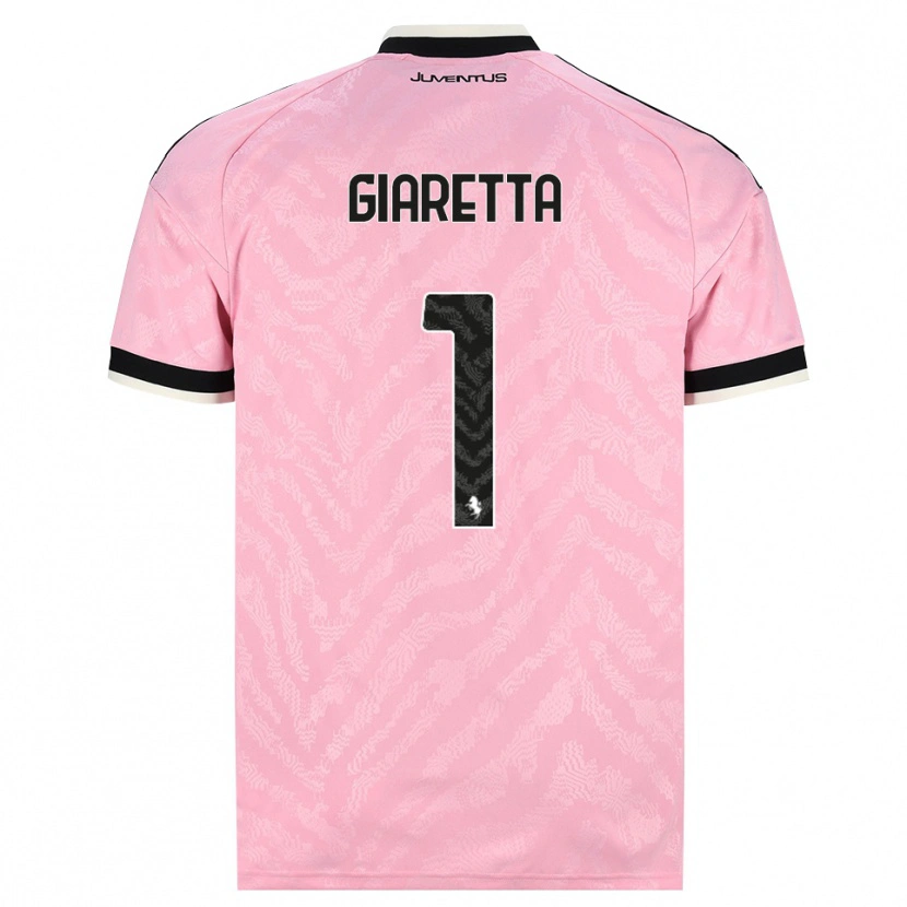 Danxen Kinderen Emanuele Giaretta #1 Roze Zwart Uitshirt Uittenue 2026/27 T-Shirt België