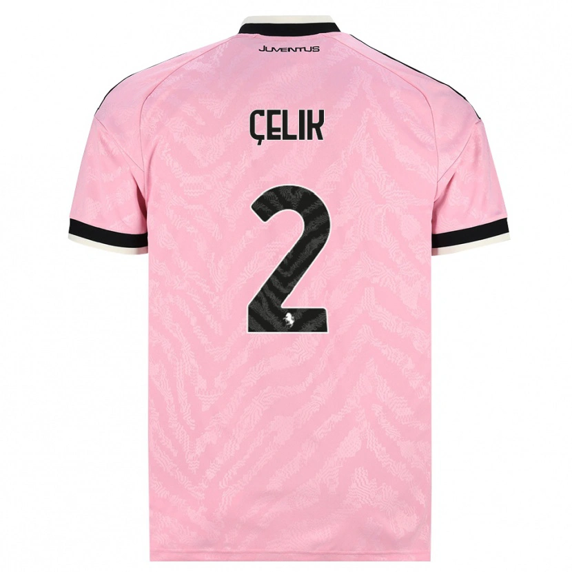 Danxen Kinderen Zeki Çelik #2 Roze Zwart Uitshirt Uittenue 2026/27 T-Shirt België