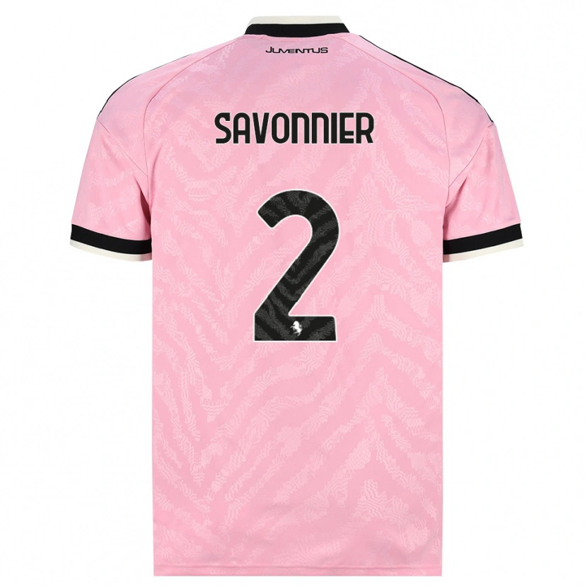 Danxen Kinderen Nelson Savonnier #2 Roze Zwart Uitshirt Uittenue 2026/27 T-Shirt België