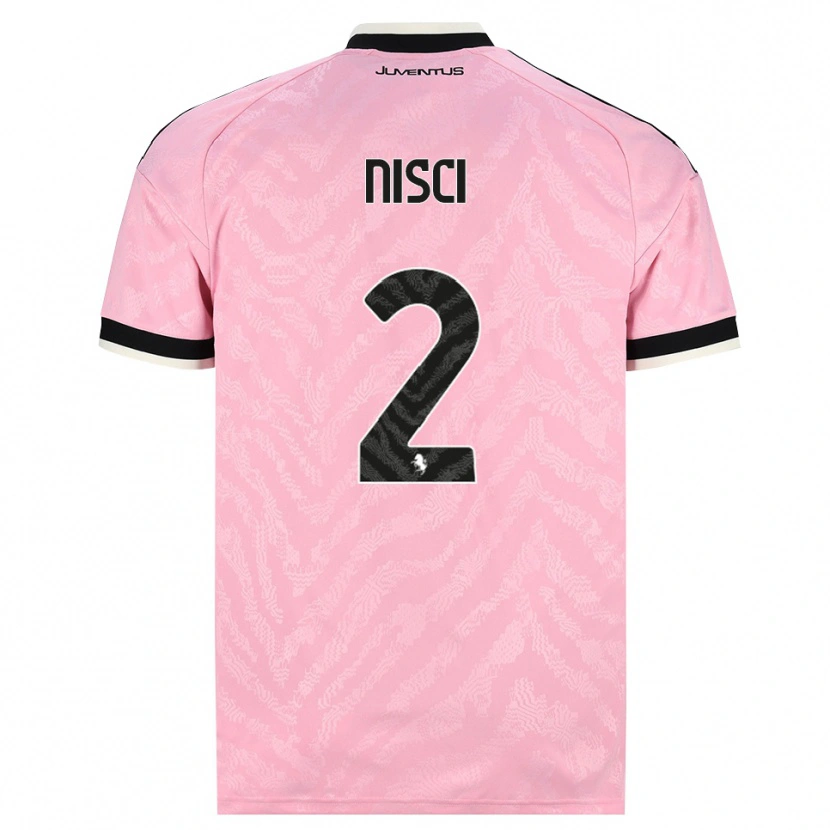 Danxen Kinderen Alessandro Nisci #2 Roze Zwart Uitshirt Uittenue 2026/27 T-Shirt België