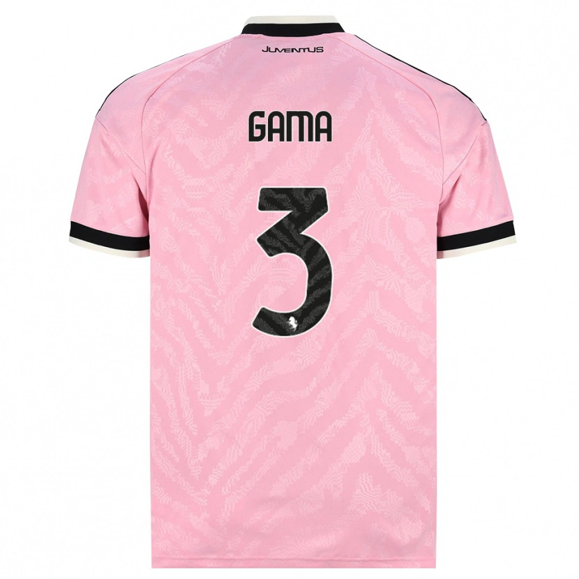 Danxen Kinderen Sara Gama #3 Roze Zwart Uitshirt Uittenue 2026/27 T-Shirt België