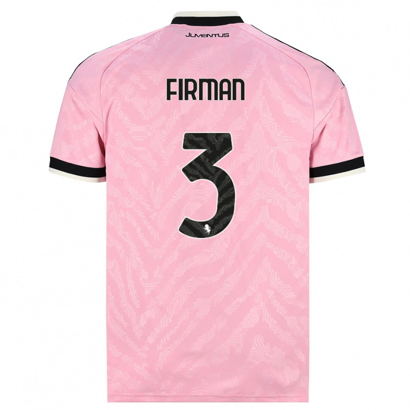 Danxen Kinderen Andriy Firman #3 Roze Zwart Uitshirt Uittenue 2026/27 T-Shirt België
