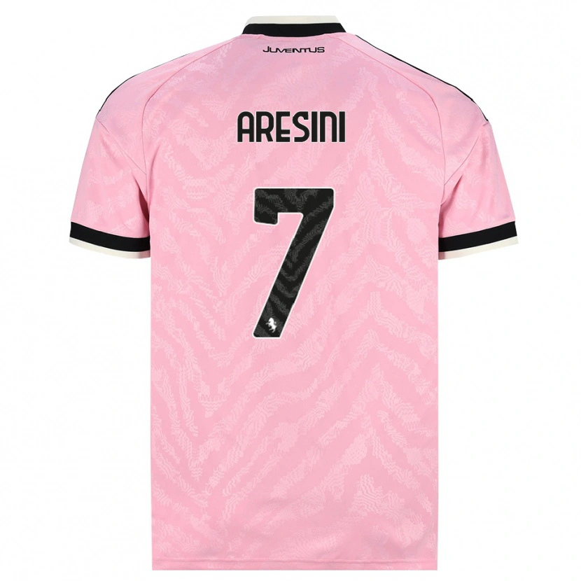 Danxen Kinderen Raffaele Aresini #7 Roze Zwart Uitshirt Uittenue 2026/27 T-Shirt België